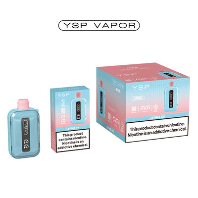 500mAh 15ml 10000 Puff Vape Typ C Nachladekast mit Bildschirm