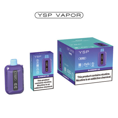 500mAh 15ml 10000 Puff Vape Typ C Nachladekast mit Bildschirm