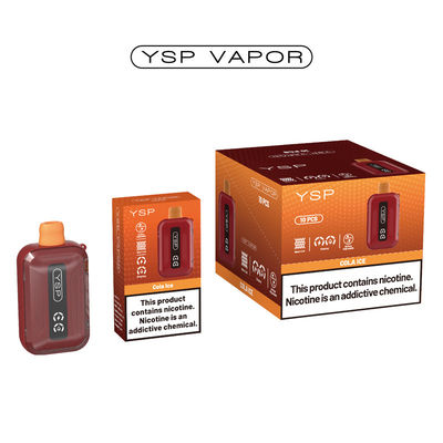 500mAh 15ml 10000 Puff Vape Typ C Nachladekast mit Bildschirm