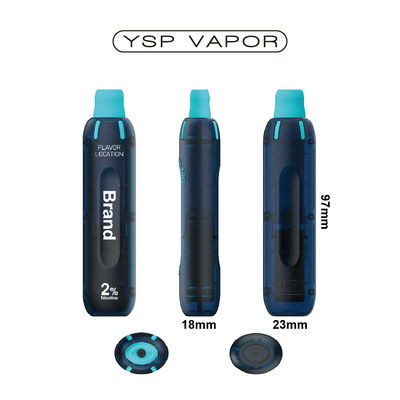 Mesh Coil Vape Pen TPD Compliant 2% Nikotin für intensiven Geschmack und Wolken - 600 Schnupfen Ultra-Glattes, Silikon-Mundstück, einfach zu bedienen, keine Aufladung erforderlich