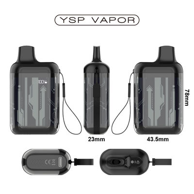 15000 Puffs AIO-Gerät Vape Touch Kinderverriegelung E Vaporizer Pen