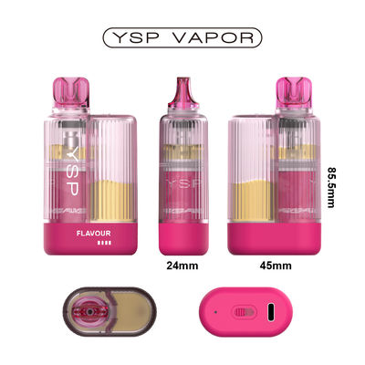 Crystal Bar 30K Puffs ️ Mesh Coil Einweg-Vape, 650mAh Langlebig, sichtbarer E-Saft, mit Kinderverriegelung und verstellbarem Luftstrom