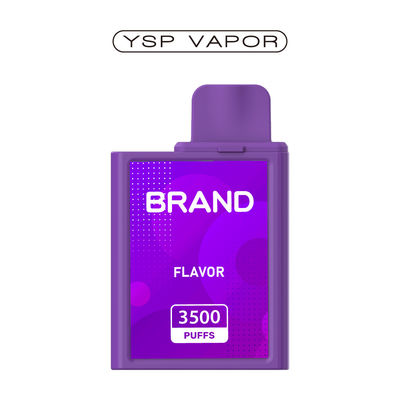 6 ml 3500 Puffs Wiederaufladbare Vape Pod System Gefüllte Aromastoffe
