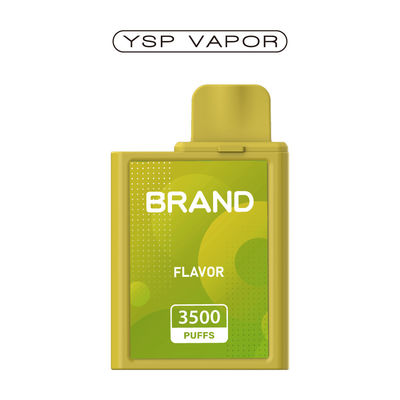 6 ml 3500 Puffs Wiederaufladbare Vape Pod System Gefüllte Aromastoffe