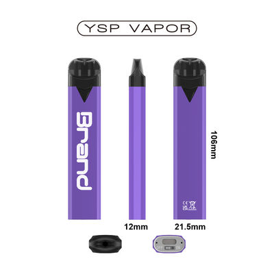 600puffs TPD Dampfkompatibles Gerät Einweg-Pod-Gerät Luftstrom verstellbar