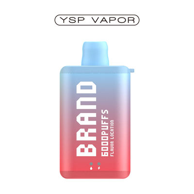 10 ml 6000 Puff Vape E Zigarette Wiederaufladbare Einweg-Vape-Box