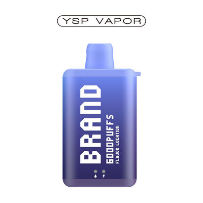 10 ml 6000 Puff Vape E Zigarette Wiederaufladbare Einweg-Vape-Box