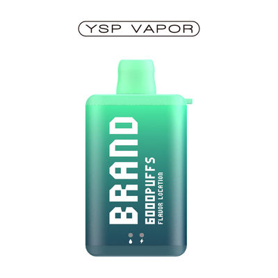 10 ml 6000 Puff Vape E Zigarette Wiederaufladbare Einweg-Vape-Box