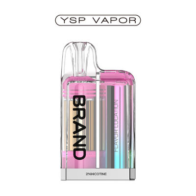 TPD-konforme Einweg-Pod-Vorgefüllte Mesh-Coil-Kindersperre 2ml Flüssigkristall-Design