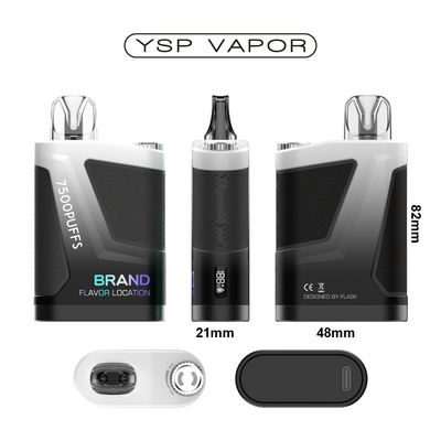 16000 Puffs Einweg-Vape-Pulver 2% Wiederauffüllbarer Nikotin-Vape-Stift