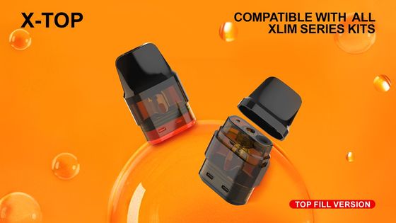 2 ml Kompatible Patrone TPD-konforme Nachfüllbare leere PCTG-Patrone Offenes System 0,6/0,8 Ohm-Gitter V.S. OXVA